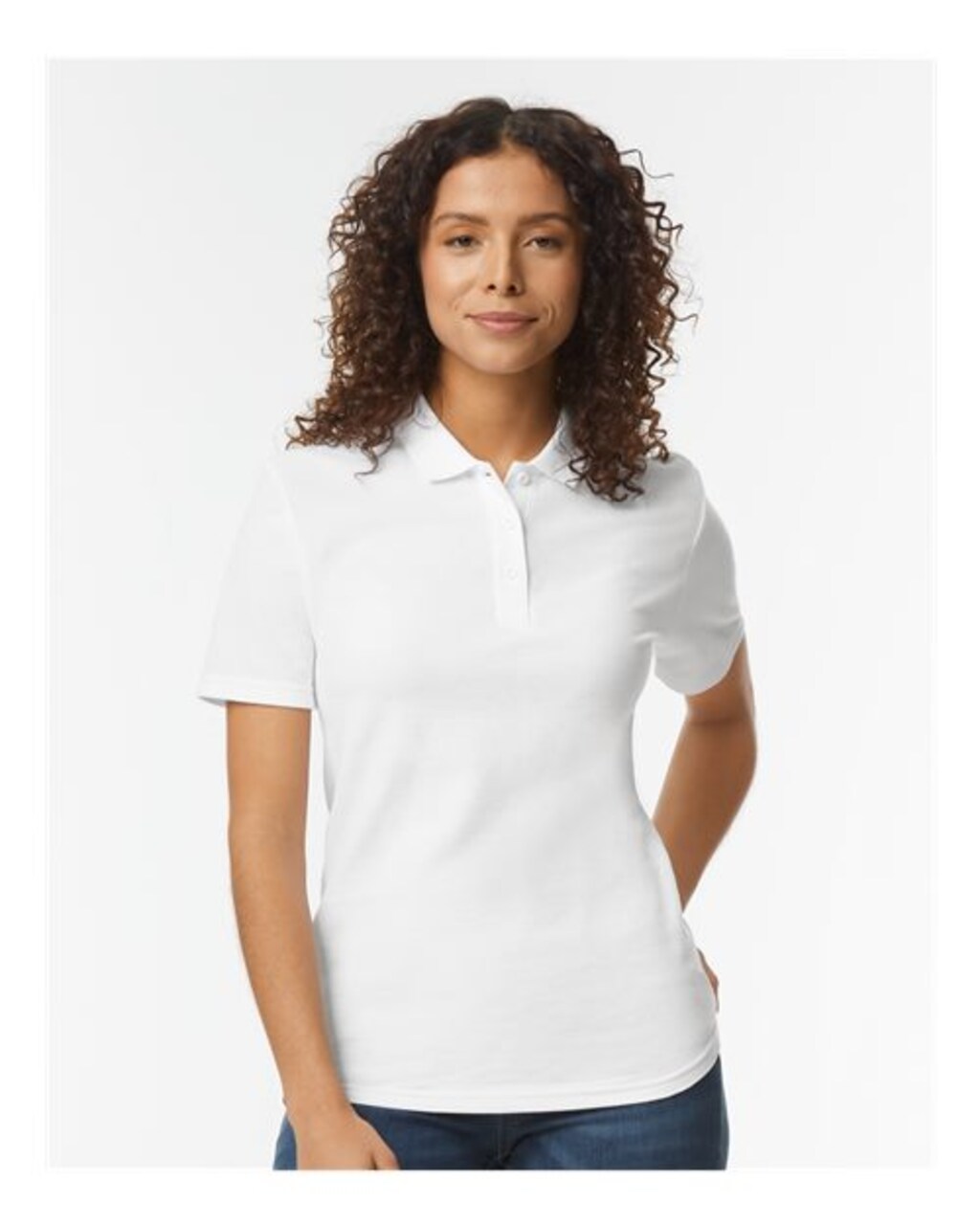 Gildan Softstyle Women’s Pique Short Sleeve Polo T-Shirt for Uniforms, Casual Wear & Embroidery Cotton Polo